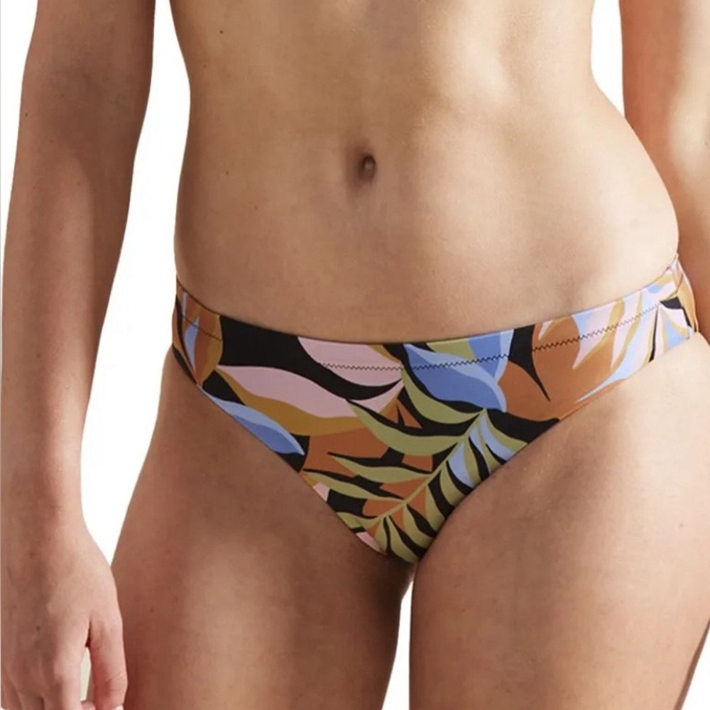 NWT Billabong A/Div Tropical Print Bikini Bottom in Size Large